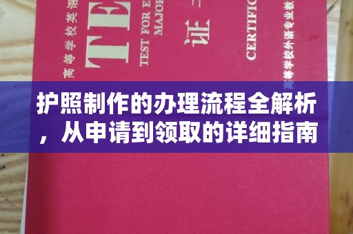 广安护照制作的办理流程全解析，从申请到领取的详细指南